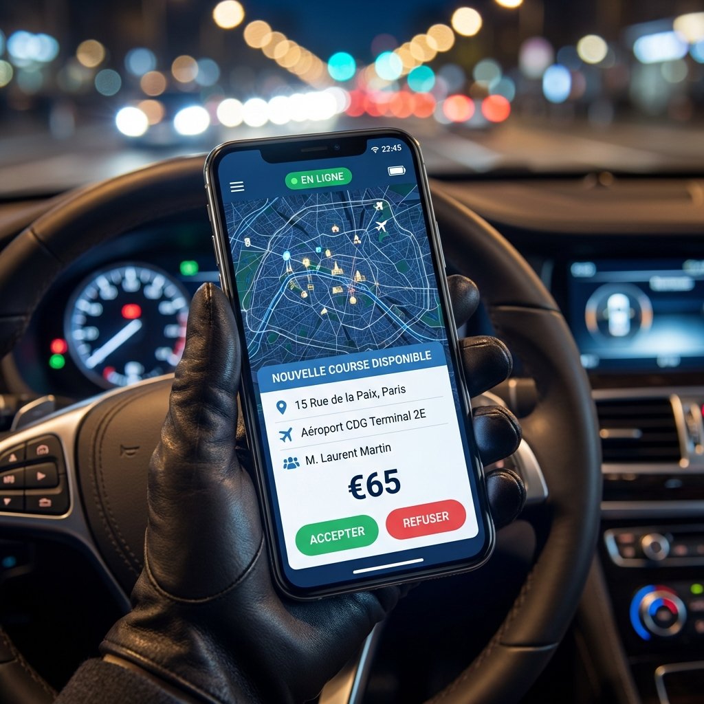 Application chauffeur VTC Dispatch